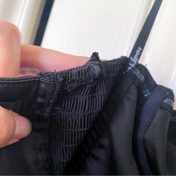 FLL Dress Regina Mini Lace Satin Strapless Cutout Babydoll Underwire Black S GUC - Picture 6 of 10